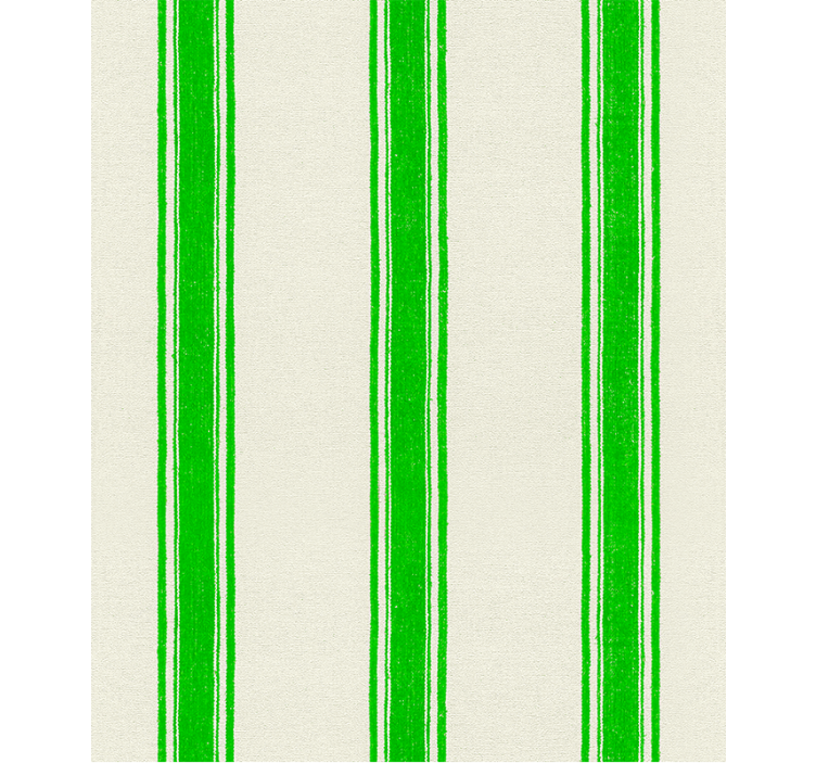 Geometric wallpaper vertical green lines - TenStickers
