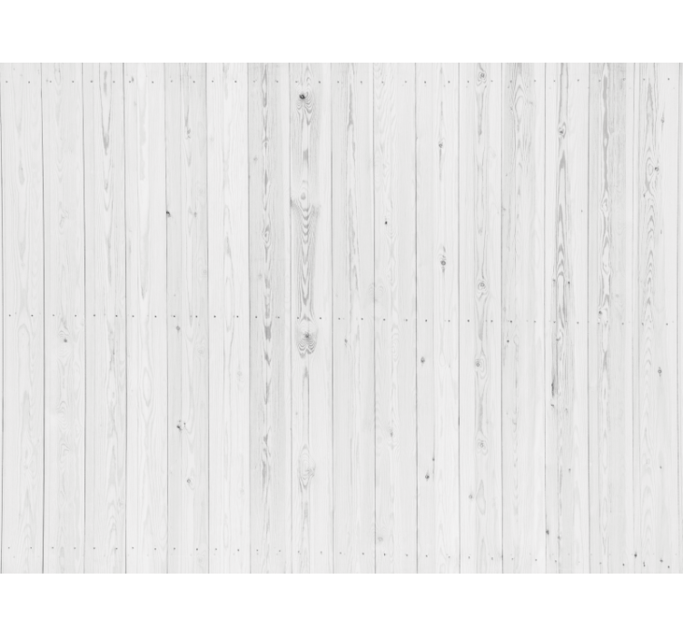Wood feature wallpaper vintage white design - TenStickers