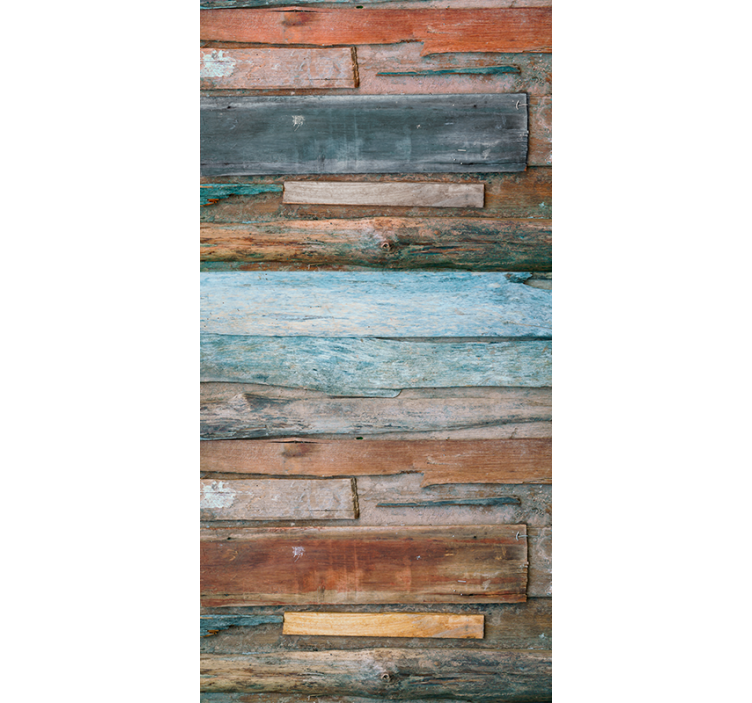 Living room wallpaper old opaque effect - TenStickers