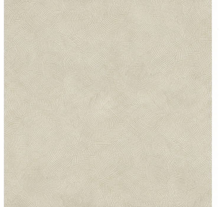 Living room wallpaper with textured leaf design - TenStickers