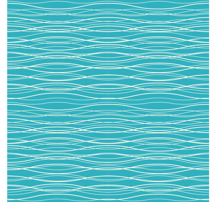 Bedroom wallpaper in natural seawater tones - TenStickers