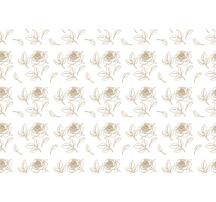 Ornamental wallpaper elegant rose design - TenStickers