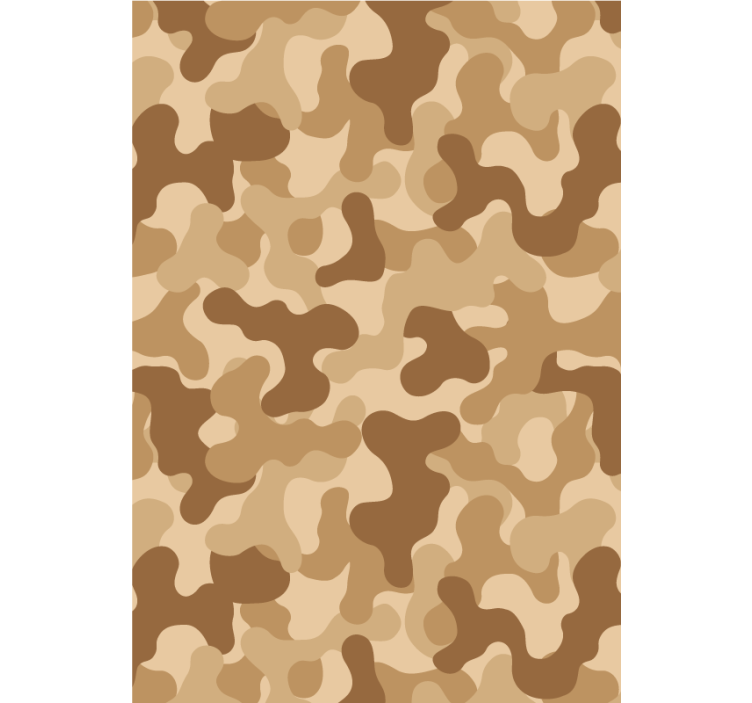 Ornamental wallpaper abstract camo pattern - TenStickers