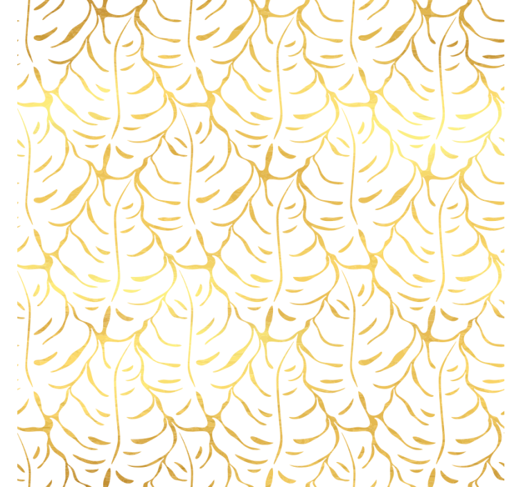 Graceful tropical leaves bedroom wallpaper - TenStickers