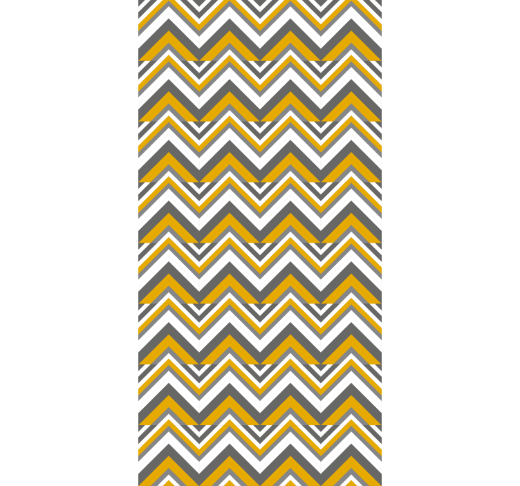 Chevron style bedroom wallpaper - TenStickers