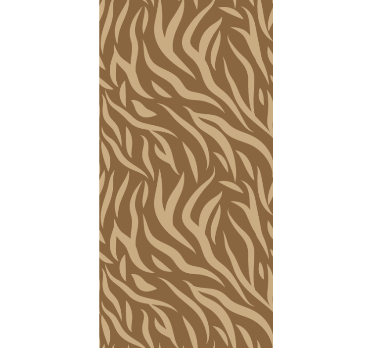Wallpaper patterns brown and beige tiger skin pattern - TenStickers