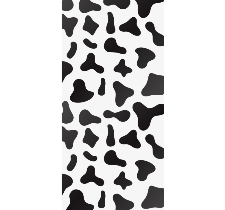 Cute animal wallpaper cow print design - TenStickers