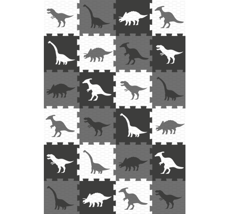 Cute animal wallpaper gray animal jigsaw puzzle - TenStickers