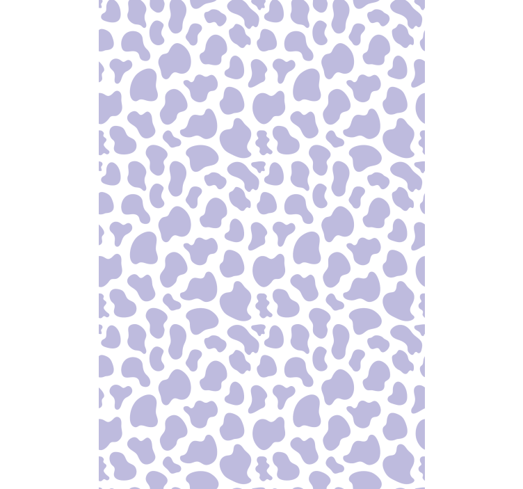 Cute animal wallpaper purple cow pattern - TenStickers