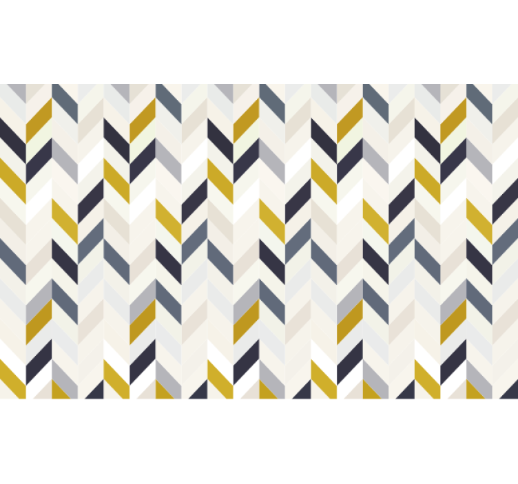 Office wallpaper with colored geometric patterns - TenStickers