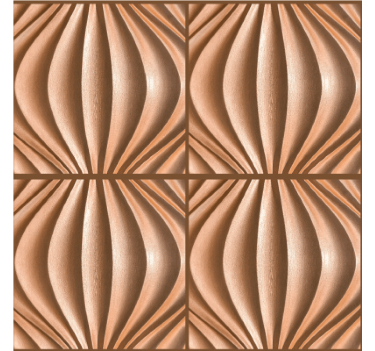 Dining room wallpaper with 3d sand texture - TenStickers