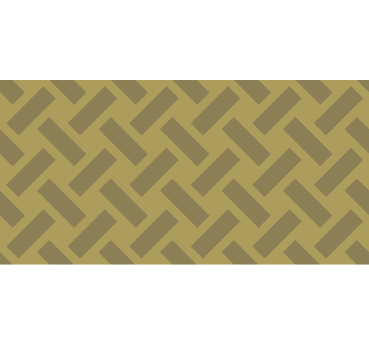 Dining room wallpaper chevron zigzag pattern - TenStickers