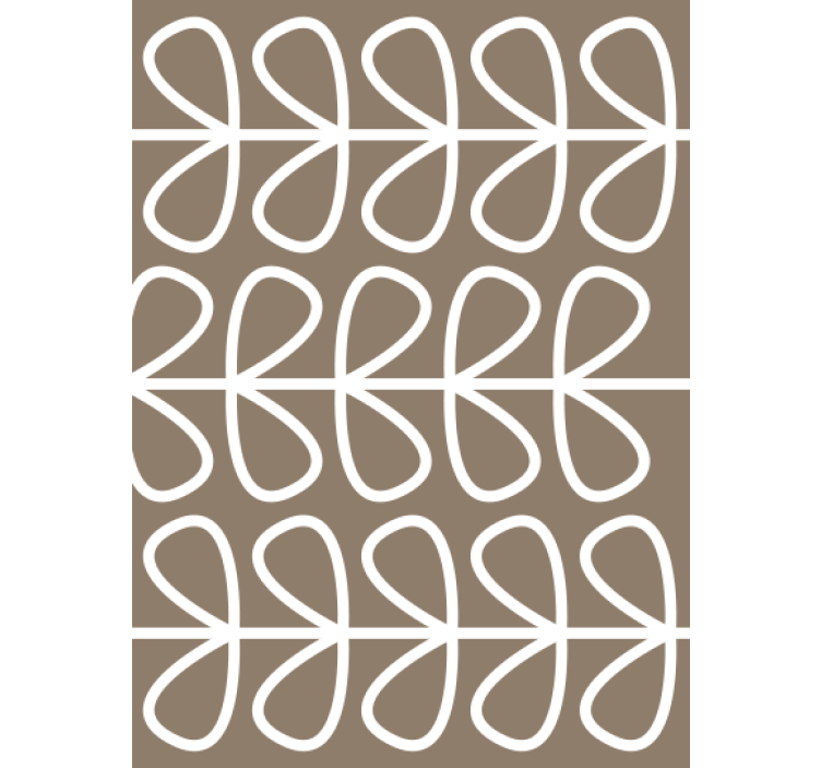 Wallpaper geometric geometric loop pattern - TenStickers