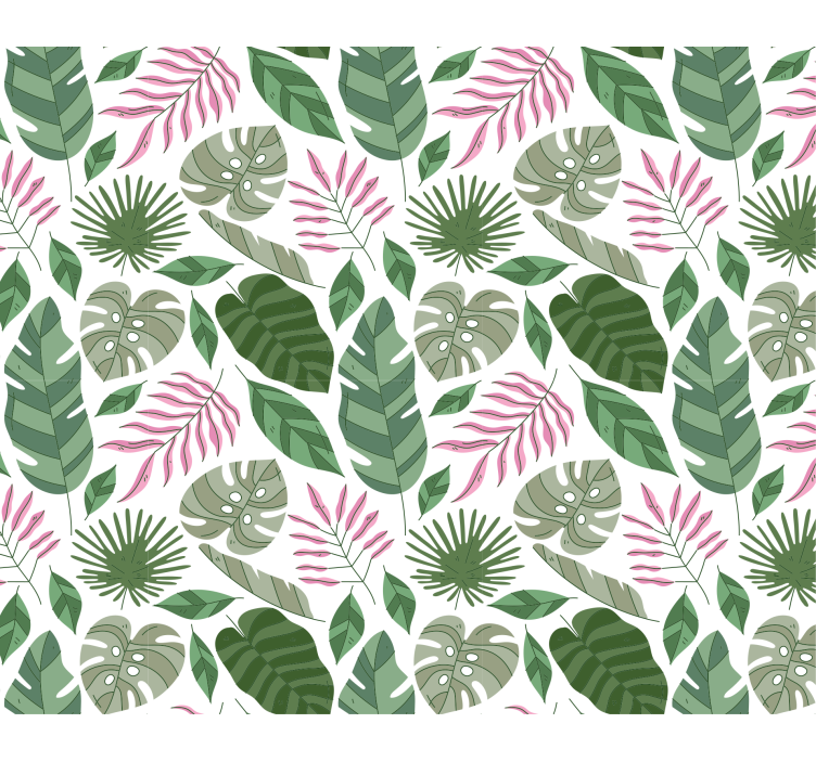 Nature wallpaper tropical foliage designs - TenStickers