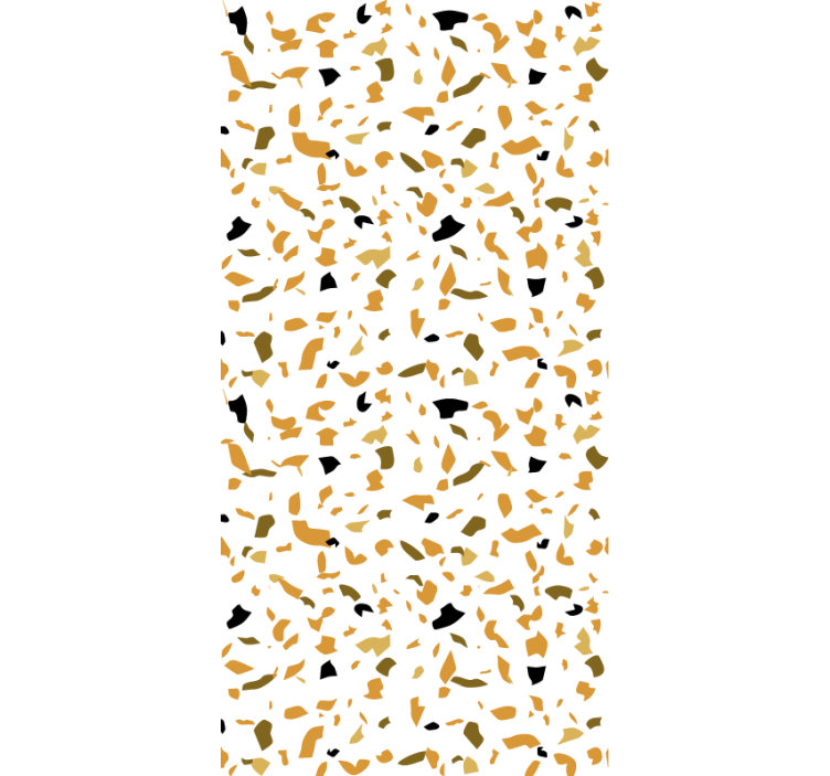 Textured wallpaper in warm colors terrazzo style - TenStickers