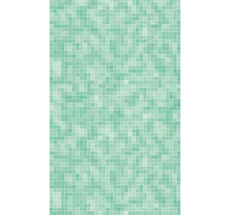 Tiles wallpaper mint mosaic design - TenStickers