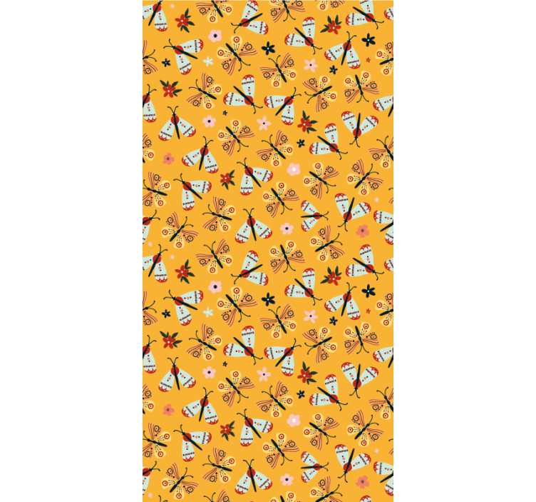Wallpaper childrens room yello traditional design - TenStickers