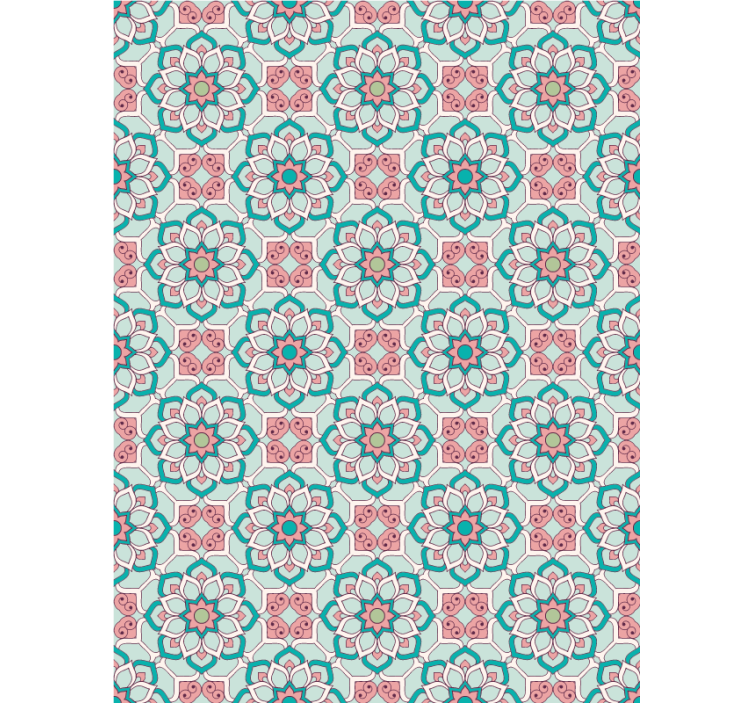 Hallway wallpaper in vintage charm style - TenStickers