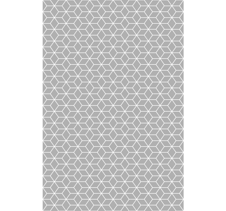 Wallpaper patterns hexagonal grey design - TenStickers