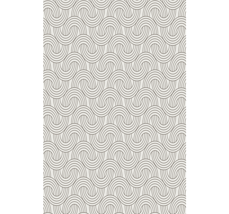 Wallpaper patterns intricate wave designs - TenStickers