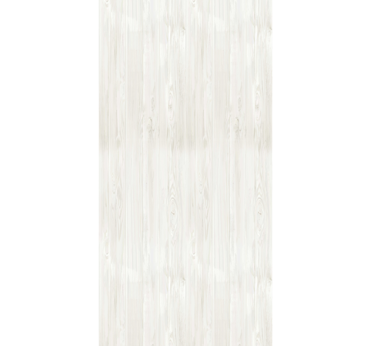 Rustic wallpaper white wood design - TenStickers