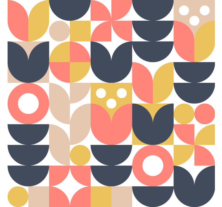 Nordic wallpaper nordic geometrics - TenStickers