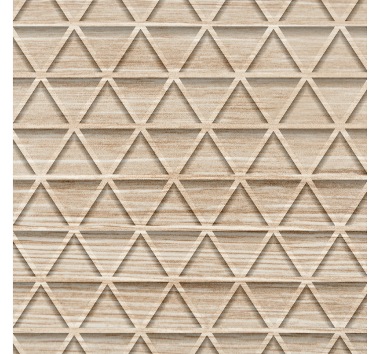 Wallpaper geometric elevated triangle designs - TenStickers