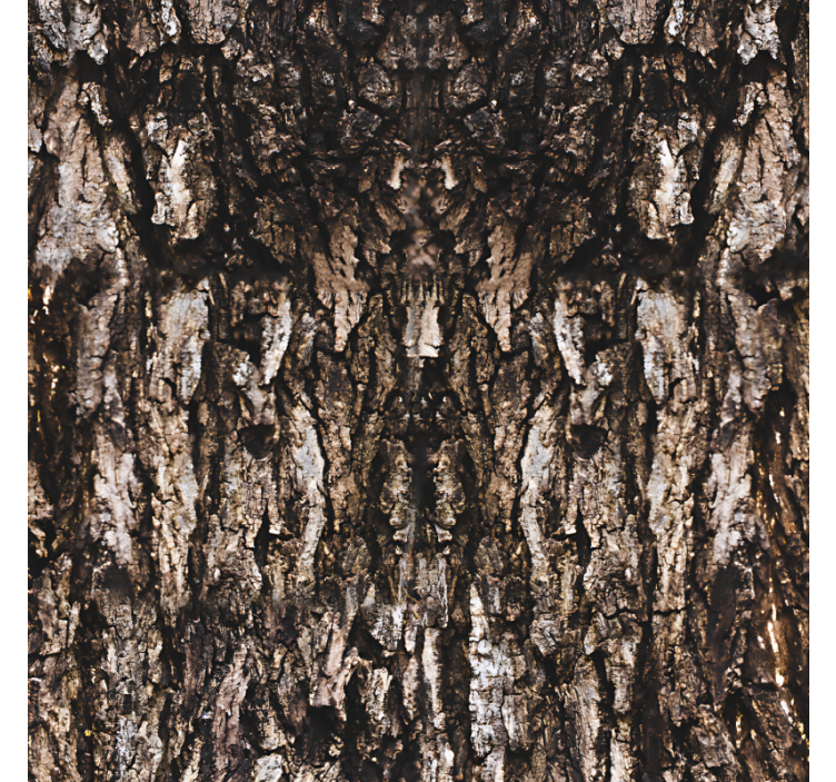 Tree wallpaper realistic tree bark design - TenStickers
