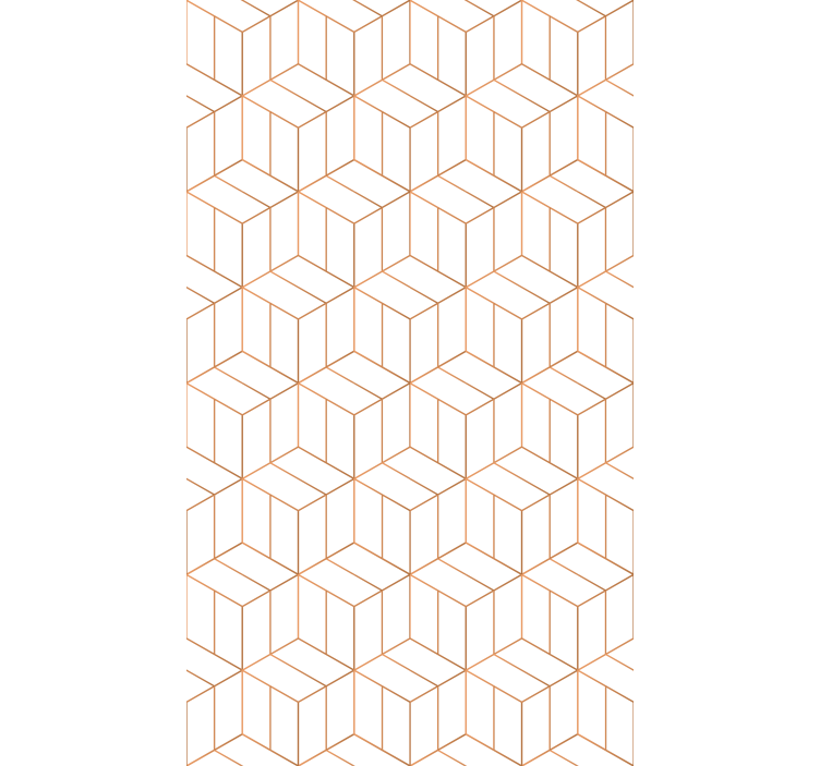 Modern wallpaper with unique octagon patterns - TenStickers