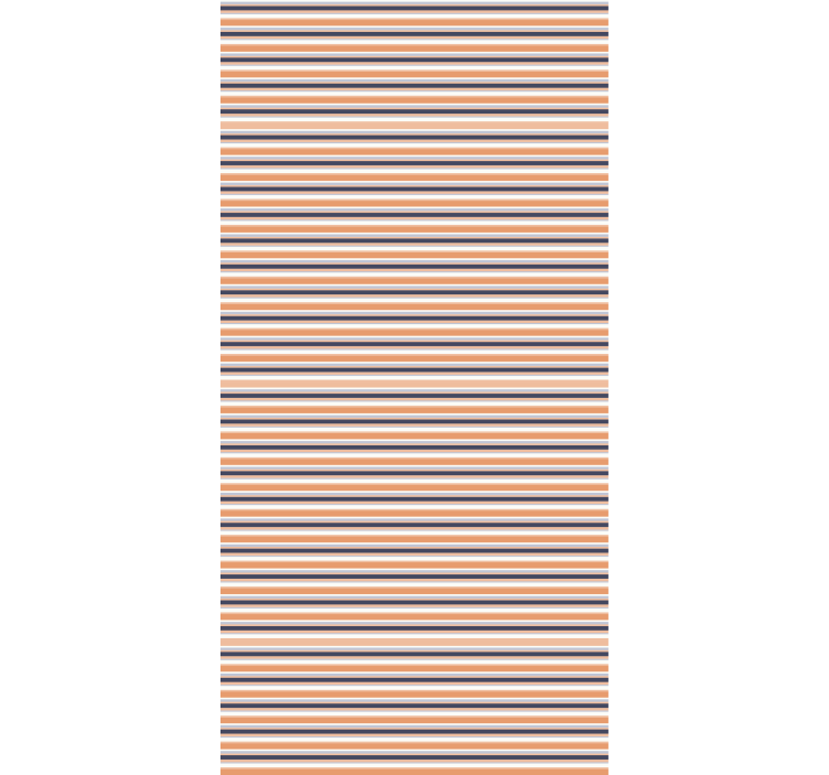 Modern wallpaper in horizontal retro pastel stripes - TenStickers