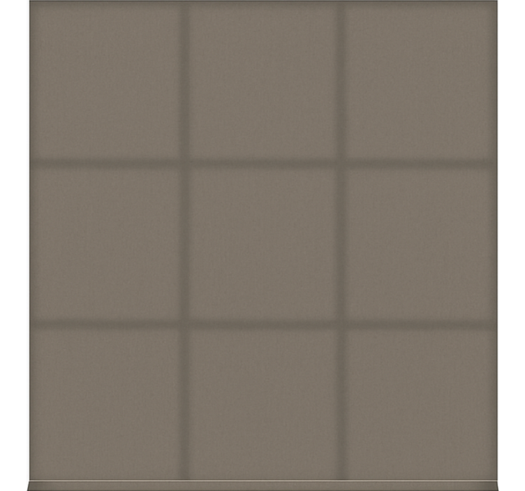 Dining room wallpaper in cool brown monochrome - TenStickers