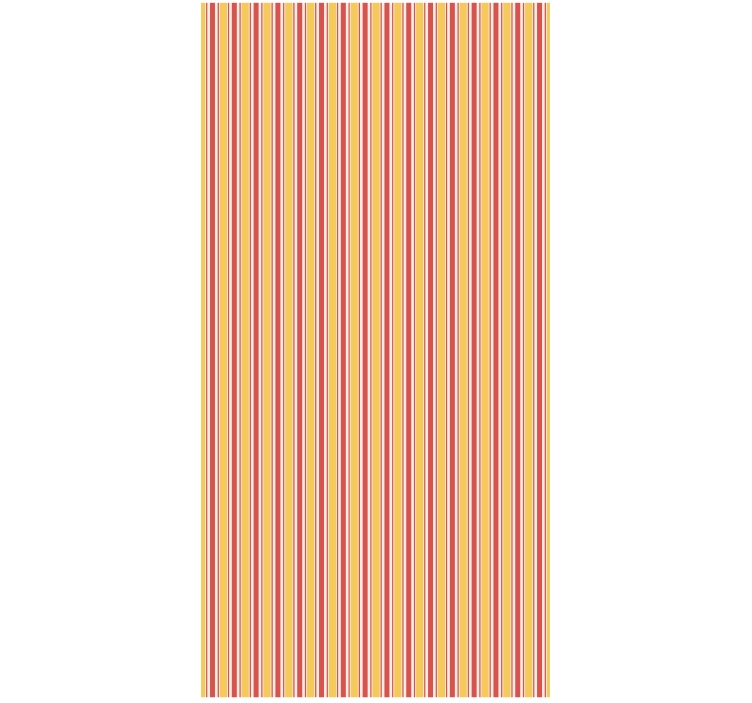 Bathroom wallpaper in colorful striped pattern - TenStickers