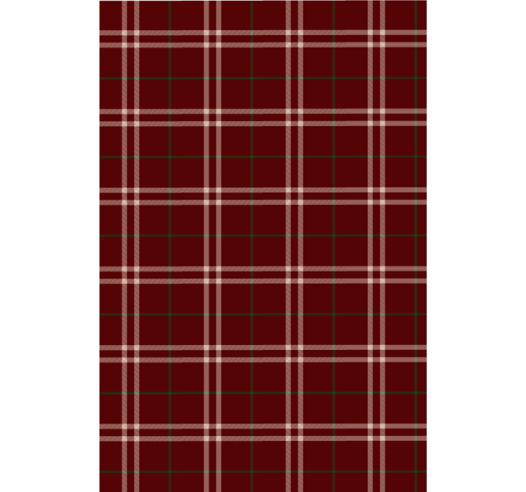Living room wallpaper plaid patterned design - TenStickers