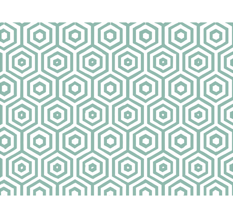 Living room wallpaper abstract geometric design - TenStickers