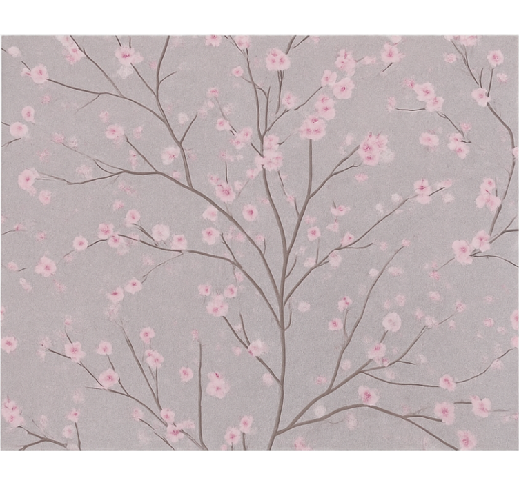 Flowers wallpaper dusky cherry blossom branch - TenStickers