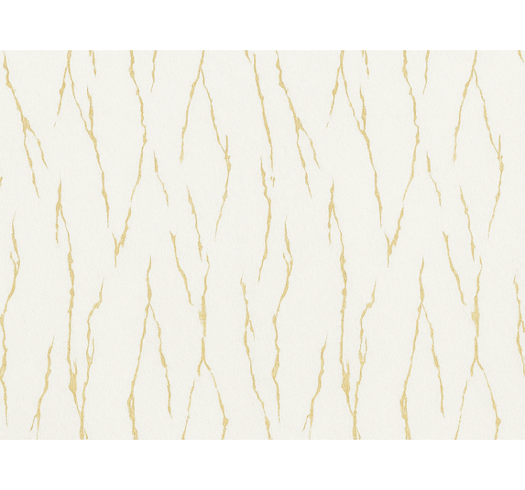 Master bedroom wallpaper white marble with gold - TenStickers