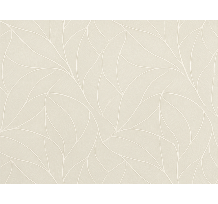 Master bedroom wallpaper in soft floral design - TenStickers