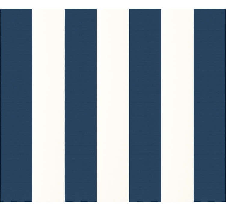 Wallpaper childrens room blue and white bold stripes - TenStickers