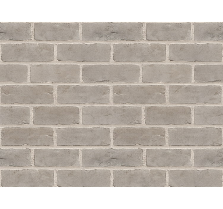 Living room wallpaper industrial brick style - TenStickers