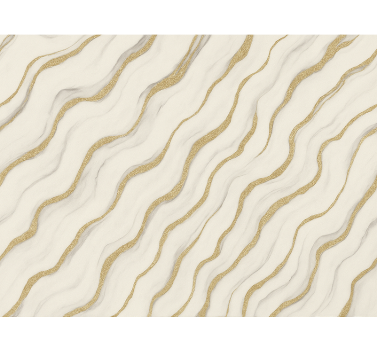 Master bedroom wallpaper white grey marble with gold lines - TenStickers