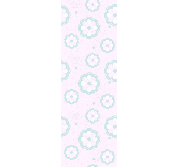 Bedroom wallpaper pink shabby chic pattern - TenStickers