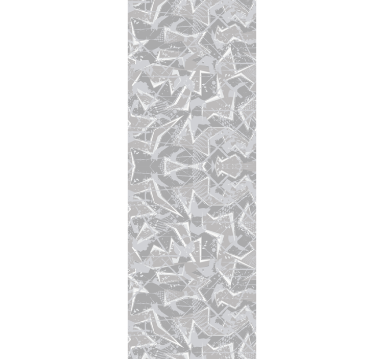 Gray 80's fine graphics bedroom wallpaper - TenStickers