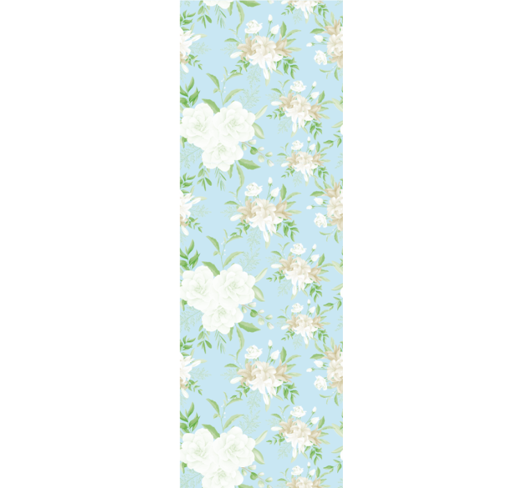 Wild floral grandmillennial style bedroom wallpaper - TenStickers