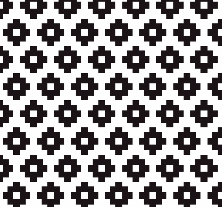 Modern style bathroom wallpaper - TenStickers