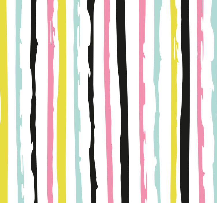 Upright Dripping Lines vertical striped wallpaper - TenStickers