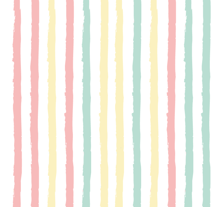 Colorful vertical motif stripes wallpaper - TenStickers