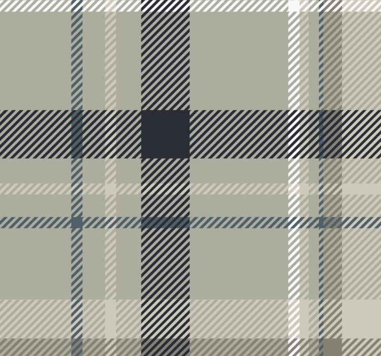 Urban green tartan wallpaper patterns - TenStickers