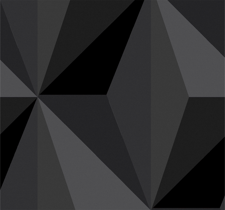 geometrical triangles 3D Triangle wallpaper - TenStickers