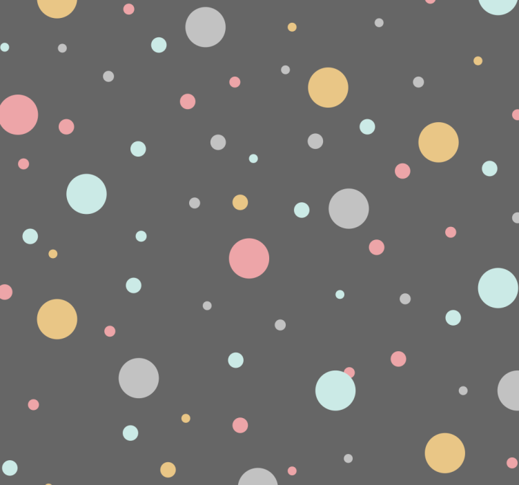 Polka Dot Decor wallpaper dots - TenStickers