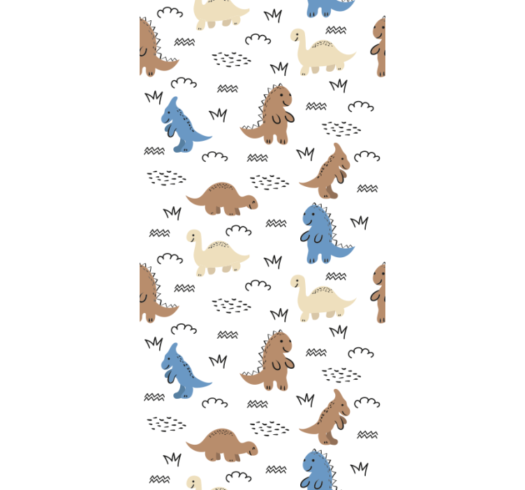 Dinosaur Patterns wallpaper for the nursery - TenStickers
